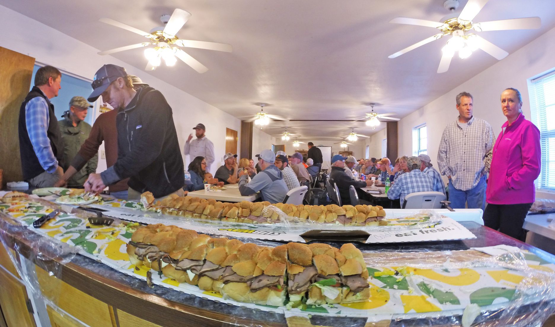 Fueling a meeting